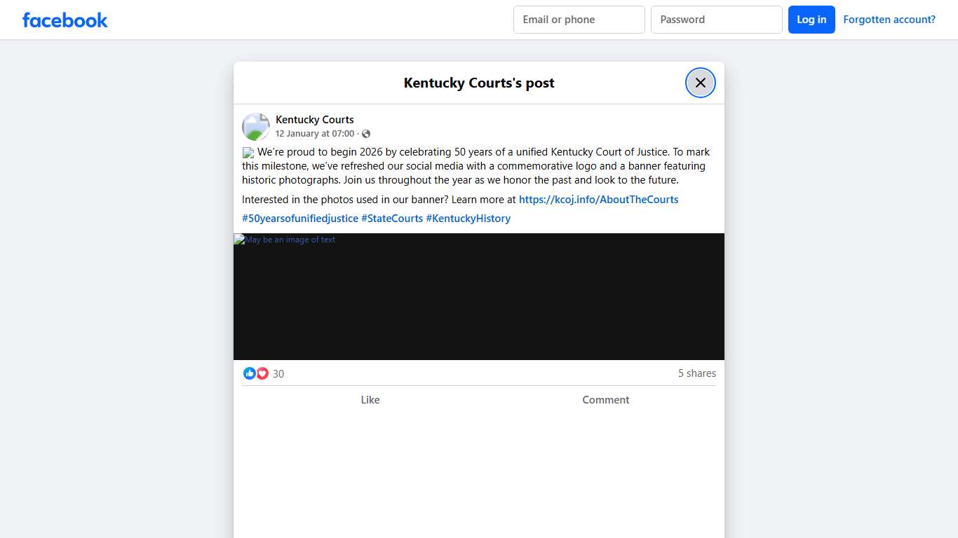 Kentucky Courts - 🎉 We’re proud to begin 2026 by... Facebook